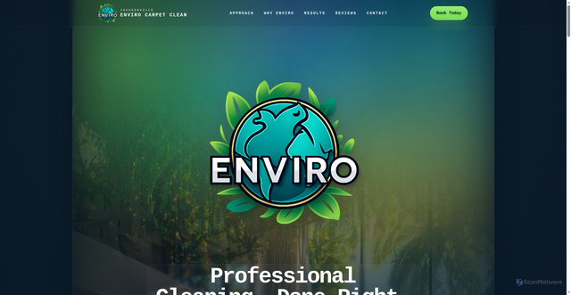 Security scan screenshot of http://envirocarpetclean.pro/