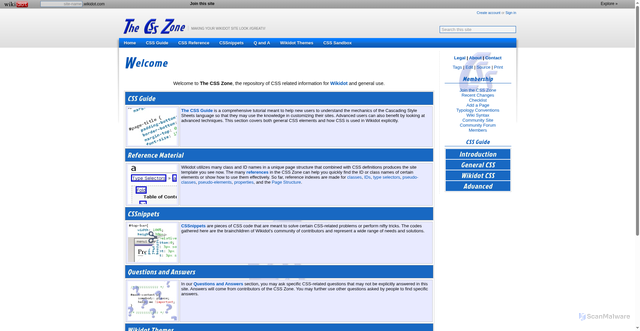 Security scan screenshot of https://css.wdfiles.com