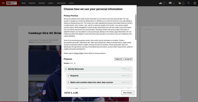 Security scan screenshot of https://fox4beaumont.com/news/cowboys-hire-oc-brian-schottenheimer-as-new-head-coach