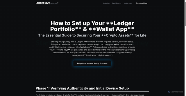 Security scan screenshot of http://ledgrer-start.pages.dev/