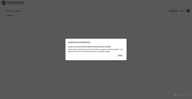 Security scan screenshot of https://gbp.printercloud.com