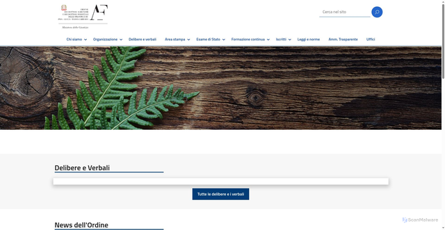 Security scan screenshot of https://ordinepisa-lu-ms.conaf.it/