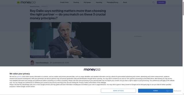 Security scan screenshot of https://moneywise.ca/managing-money/budgeting/do-you-align-on-these-3-financial-fundamentals-with-partner