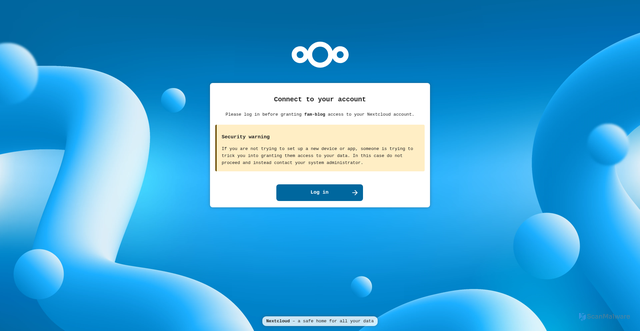 Security scan screenshot of https://nextcloud.lisowski-development.de/index.php/apps/oauth2/authorize?client_id=BHRenANQlBzESQ0ded8sOY1E1hNBEpua4R9hwg6KHdJloiz73q6jqm7yWBkUFY4O&redirect_uri=https%3A%2F%2Ffam.lisowski-development.de%2F_oauth&response_type=code&scope=profile+email&state=7fc228d41cc20ff74bb6eba776946f43%3Ageneric-oauth%3Ahttps%3A%2F%2Ffam.lisowski-development.de%2F
