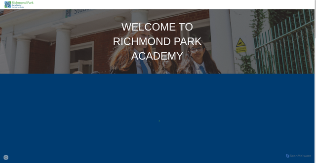 Security scan screenshot of https://sites.google.com/aetinet.org/richmond-park-academy/