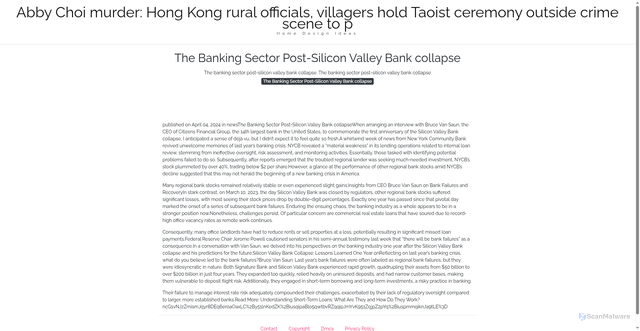 Security scan screenshot of https://roulappshugo-cmjyhzh1ul.edgeone.app/11872-the-banking-sector-post-silicon-valley-bank-collapse.html