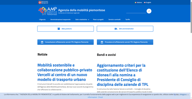 Security scan screenshot of https://mtm.torino.it/it/