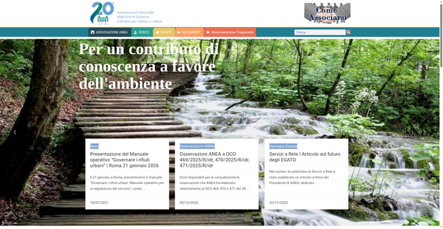 Security scan screenshot of https://www.associazioneanea.it/