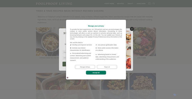 Security scan screenshot of https://foolproofliving.com