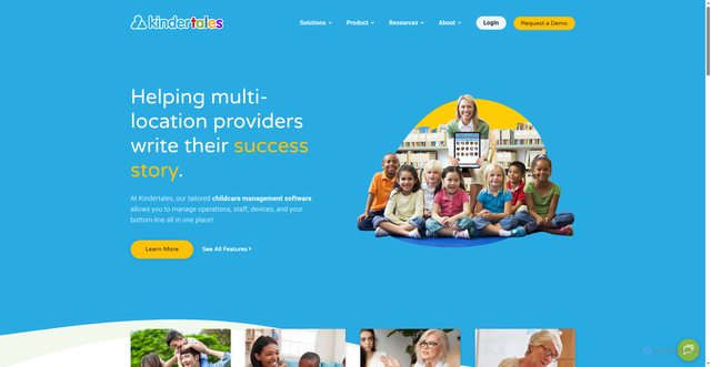 Security scan screenshot of https://kindertales.com