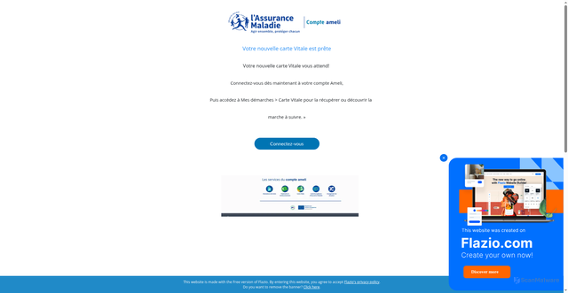 Security scan screenshot of https://aazeoecieesc.flazio.com/