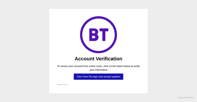 Security scan screenshot of https://wdgshdshgsq.carrd.co/