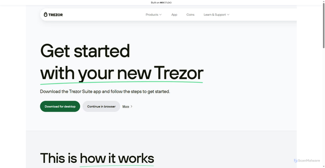 Security scan screenshot of https://started-eng.wixstudio.com/start-en-us