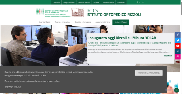 Security scan screenshot of https://www.ior.it