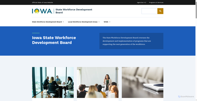 Security scan screenshot of https://swdb.iowa.gov/