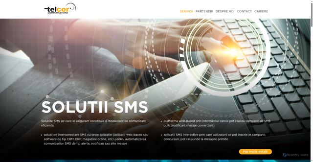 Security scan screenshot of https://telcor.ro