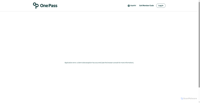 Security scan screenshot of https://youronepass.com