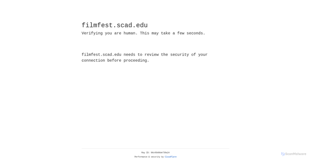 Security scan screenshot of https://filmfest.scad.edu/