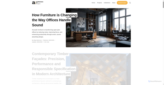 Security scan screenshot of https://www.architectureartdesigns.com