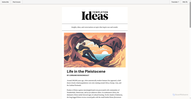 Security scan screenshot of https://mailchi.mp/templeton.org/templetonideas_20251126?e=9a9b26aac6