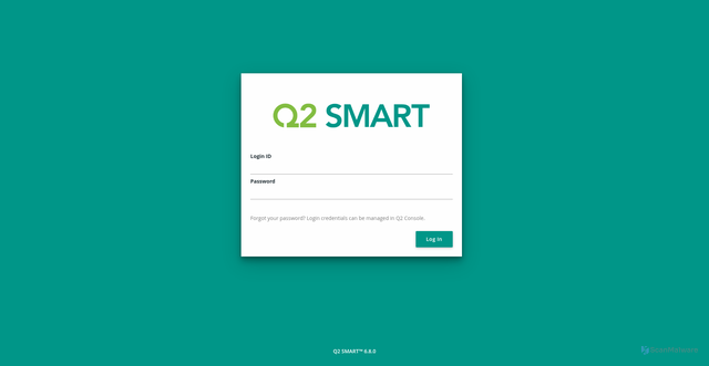 Security scan screenshot of https://q2smart.q2ebanking.com