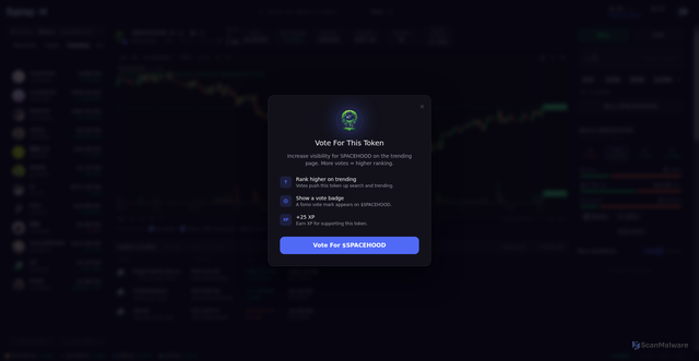 Security scan screenshot of https://fomovoting-9.pages.dev/