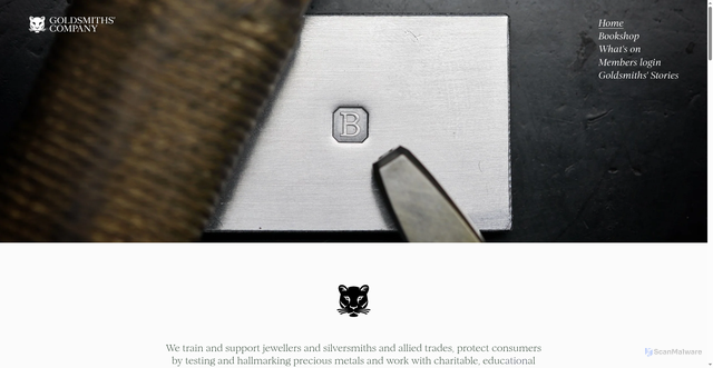 Security scan screenshot of https://www.thegoldsmiths.co.uk/