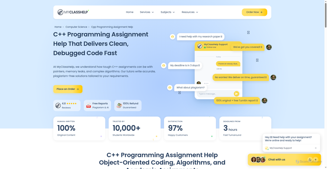 Security scan screenshot of https://myclasshelp.pages.dev/computer-science/cpp-programming-assignment-help/