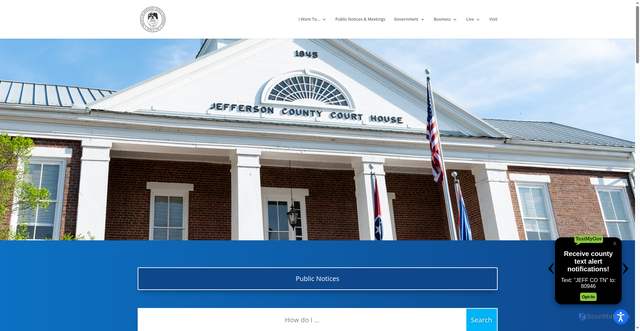 Security scan screenshot of https://jeffersoncountytn.gov/