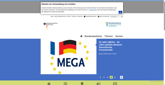 Security scan screenshot of https://www.bakoev.bund.de/DE/00_Home/home_node.html