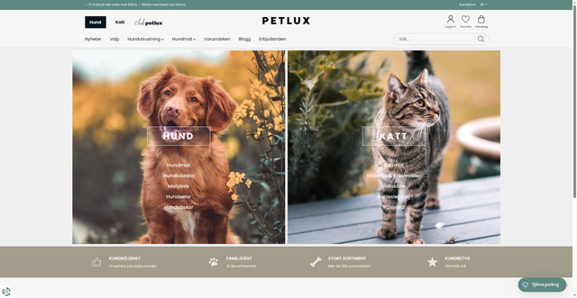 Security scan screenshot of https://petlyx.se
