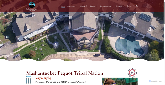 Security scan screenshot of https://www.mptn-nsn.gov/