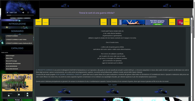 Security scan screenshot of https://progettoahriman.altervista.org