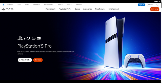 Security scan screenshot of https://www.playstation.com/en-us/ps5/ps5-pro/