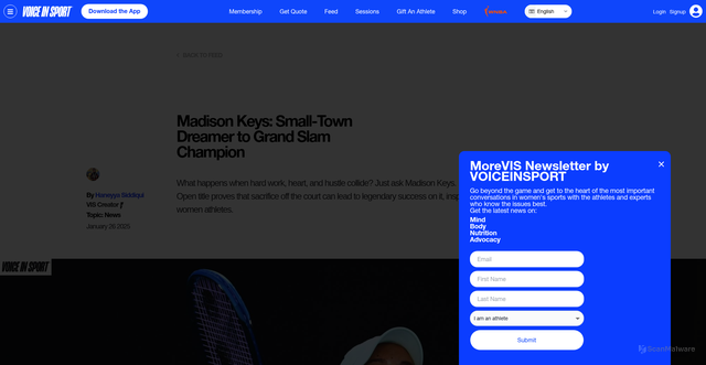 Security scan screenshot of https://www.voiceinsport.com/post/news/madison-keys-small-town-dreamer-grand-slam-champion