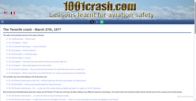 Security scan screenshot of https://www.1001crash.com/transport-page-tenerife-lg-2-numpage-2.html