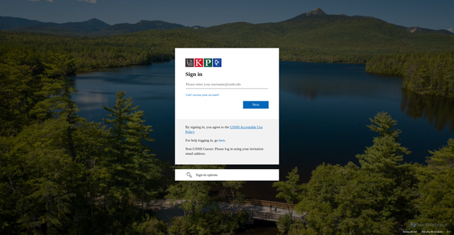 Security scan screenshot of https://mycourses.unh.edu