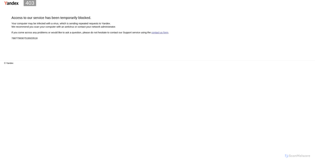 Security scan screenshot of https://market.ya.ru