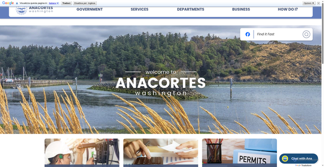 Security scan screenshot of https://www.anacorteswa.gov/