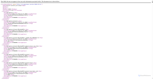 Security scan screenshot of https://content.risklearning360.com