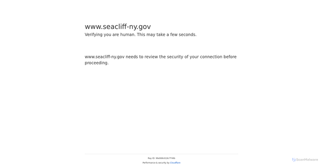 Security scan screenshot of https://www.seacliff-ny.gov/