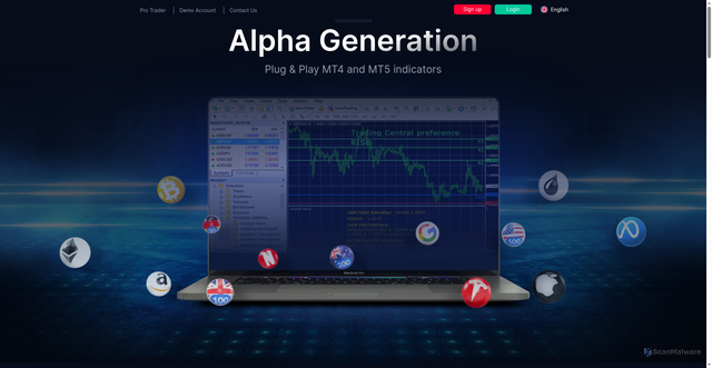 Security scan screenshot of https://globalprostamps.cc/en/alpha-generation/index.html