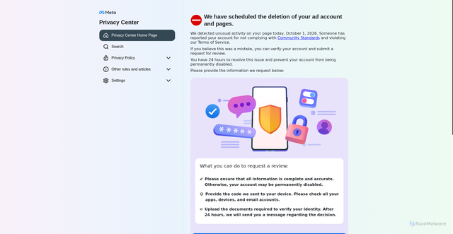 Security scan screenshot of https://reference-information-center.s2498715.workers.dev/privacy-information-center/