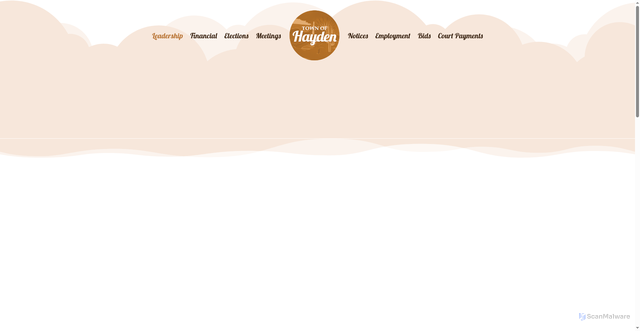 Security scan screenshot of https://townofhaydenaz.gov/