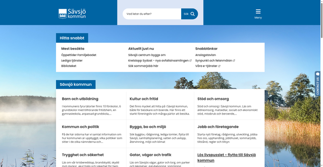 Security scan screenshot of https://www.savsjo.se/