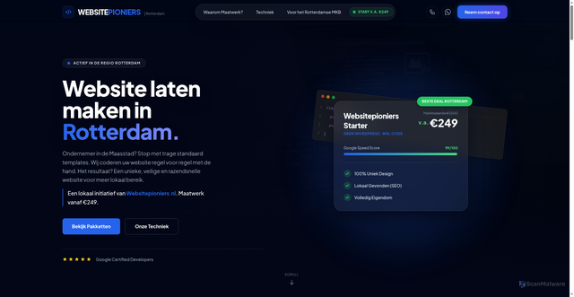 Security scan screenshot of https://websitelatenmaken-rotterdam.nl/