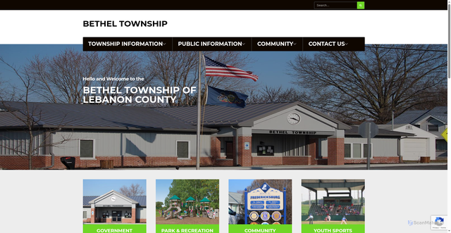 Security scan screenshot of https://betheltwplebanon.gov/