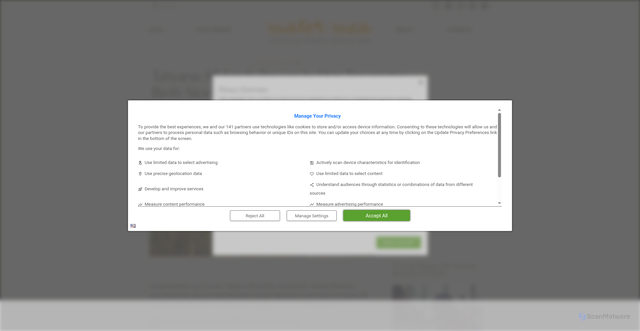 Security scan screenshot of https://matermea.com/tatyana-ali-welcomes-second-child-shares-traumatic-first-birth-story/