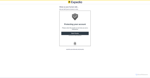 Security scan screenshot of https://www.expedia.com/