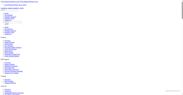 Security scan screenshot of https://www.republicrefund.com/